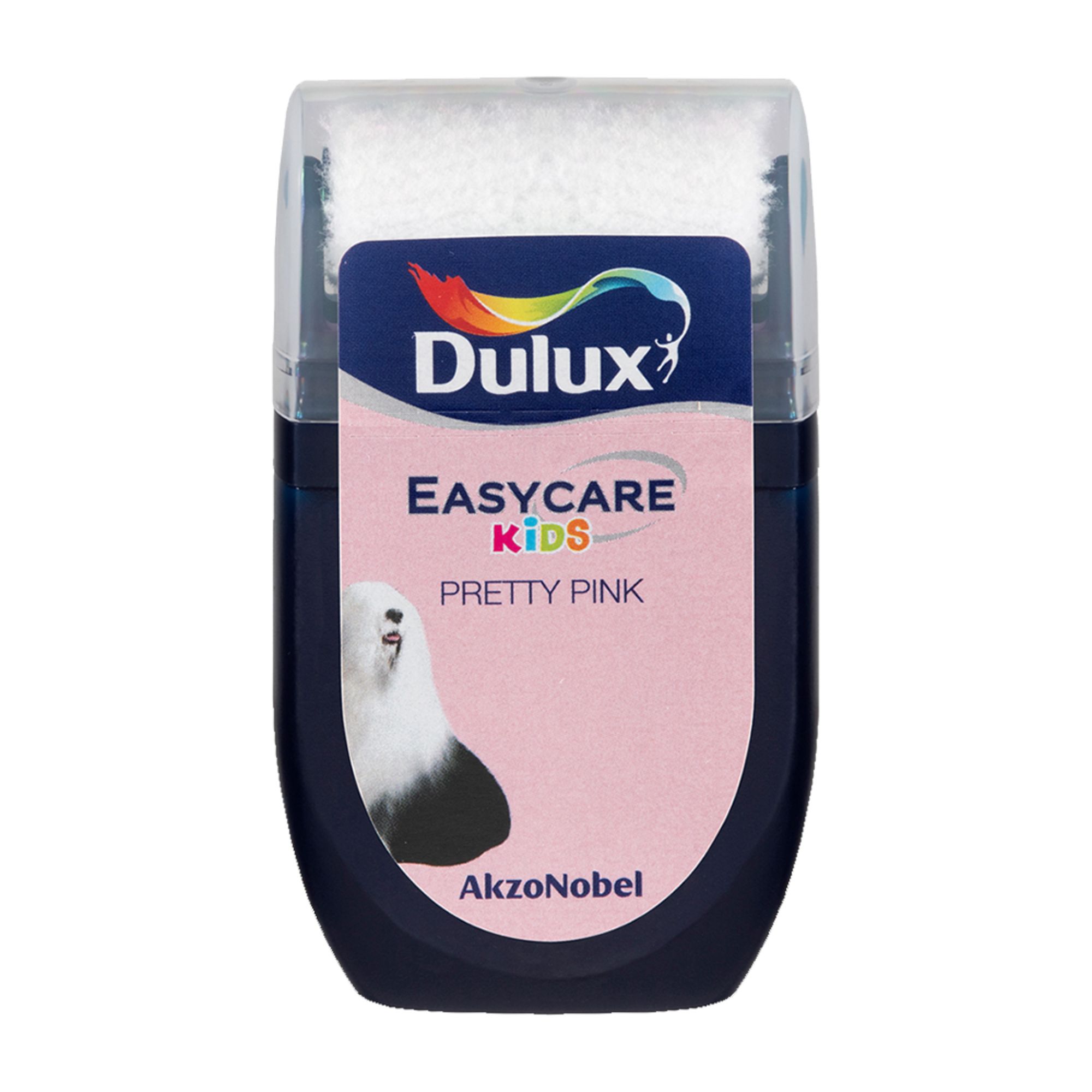 Dulux Easycare Washable & Tough Pretty Pink Matt Wall & ceiling Emulsion paint, 30ml Tester pot