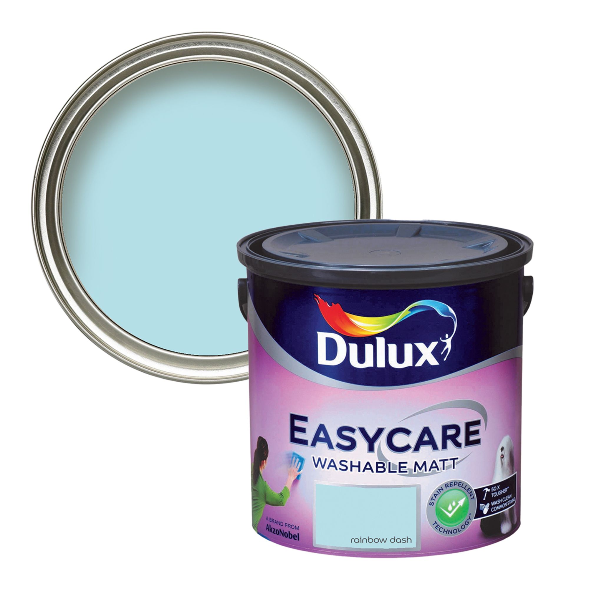 Dulux Easycare Washable & Tough Rainbow Dash Matt Wall & ceiling Emulsion paint, 2.5L