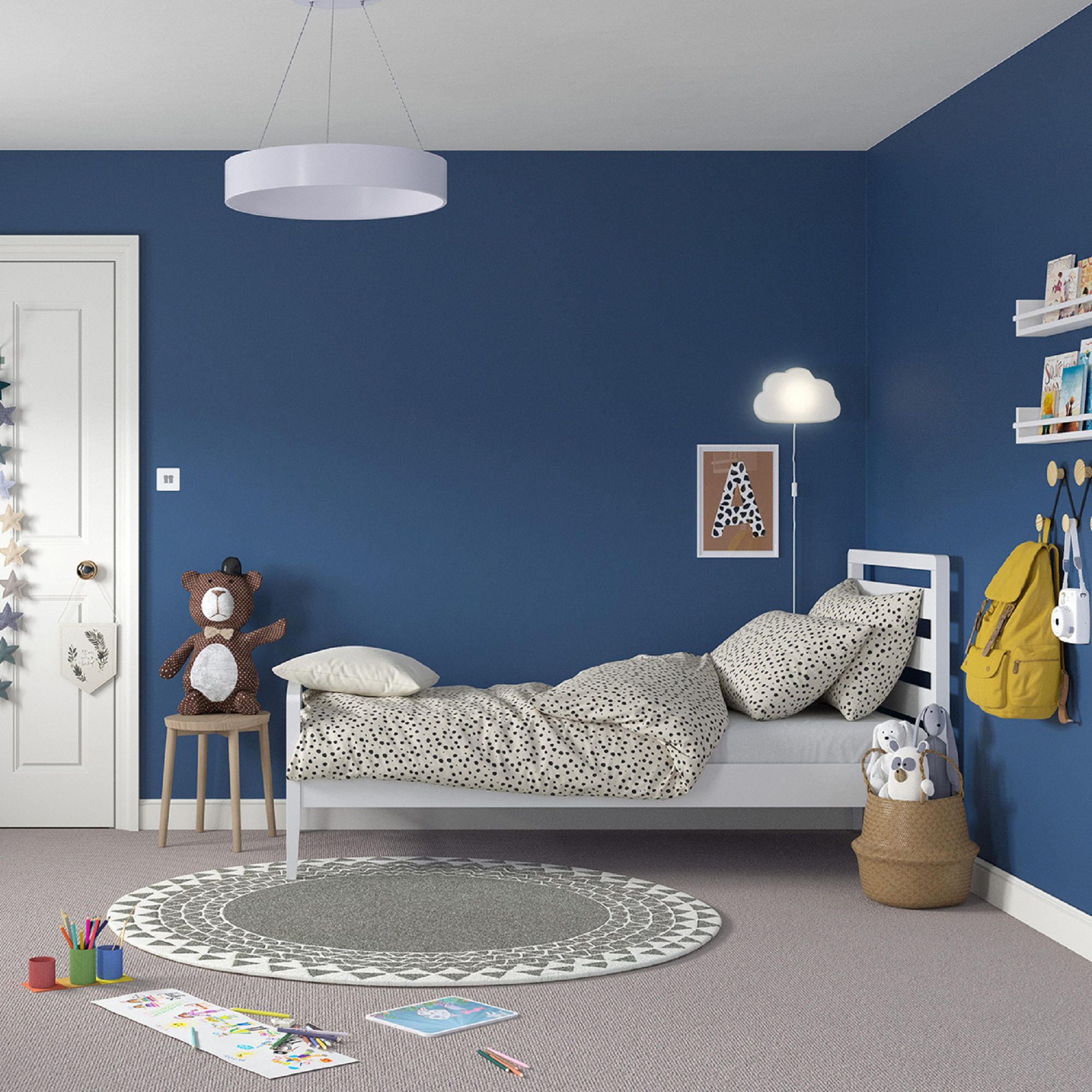 Dulux Easycare Washable & Tough Sapphire Salute Matt Wall & ceiling Emulsion paint, 30ml Tester pot