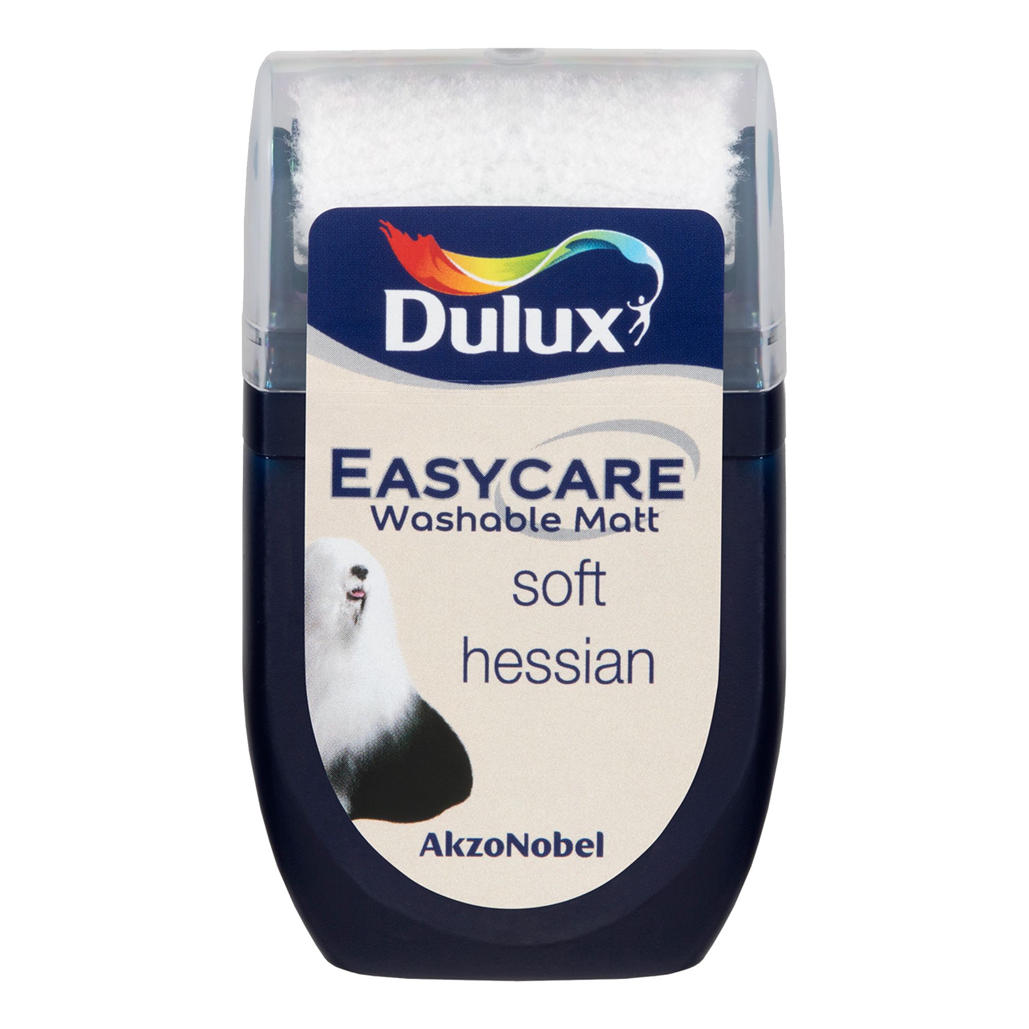 Dulux Easycare Washable & Tough Soft Hessian Matt Wall & ceiling Emulsion paint, 30ml Tester pot