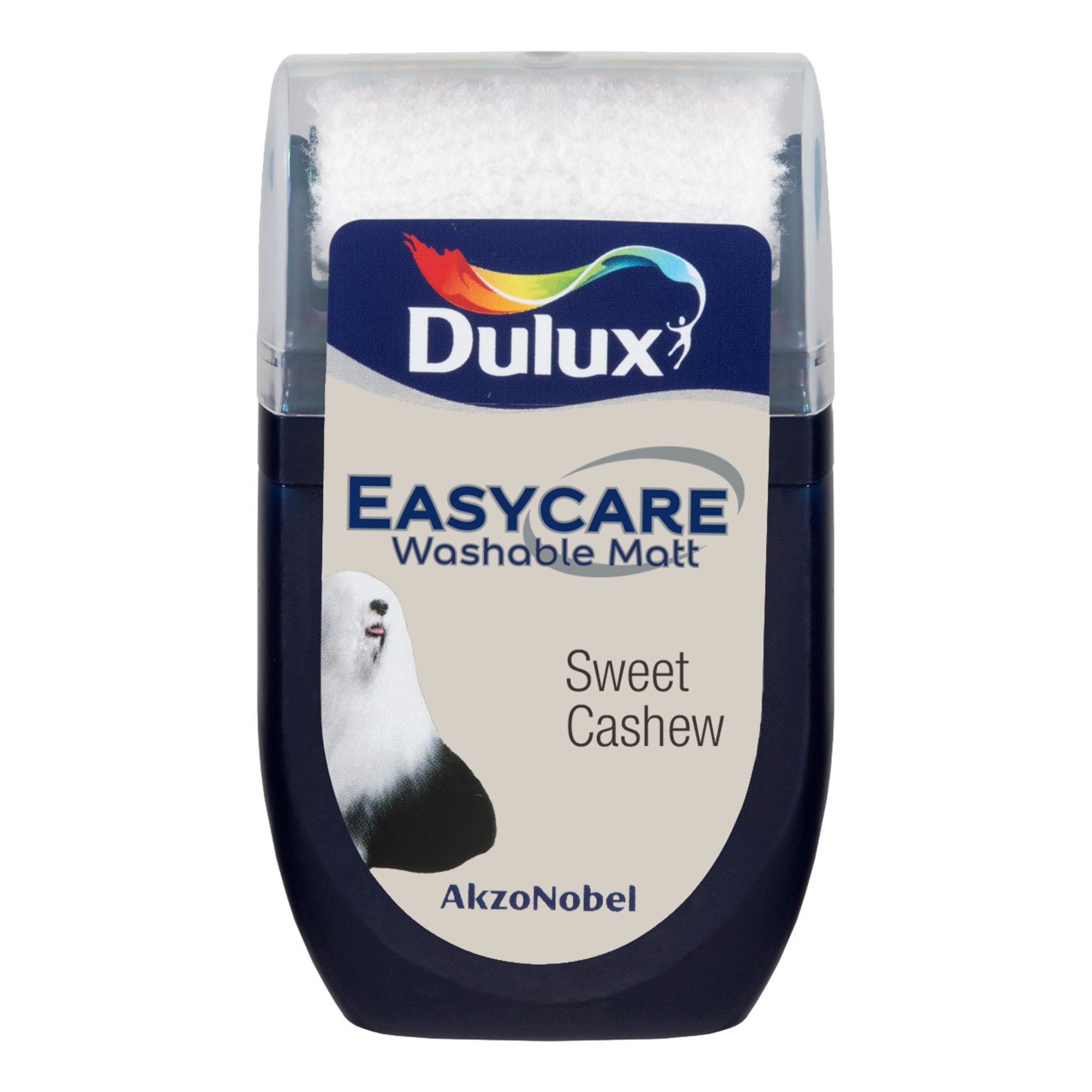 Dulux Easycare Washable & Tough Sweet Cashew Matt Wall & ceiling Emulsion paint, 30ml Tester pot