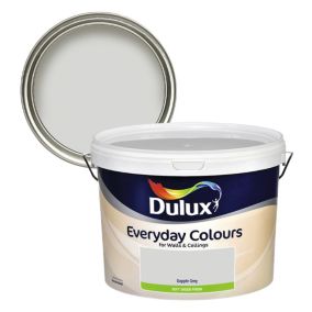 Dulux Everyday Colours Dapple Grey Soft sheen Emulsion paint, 10L