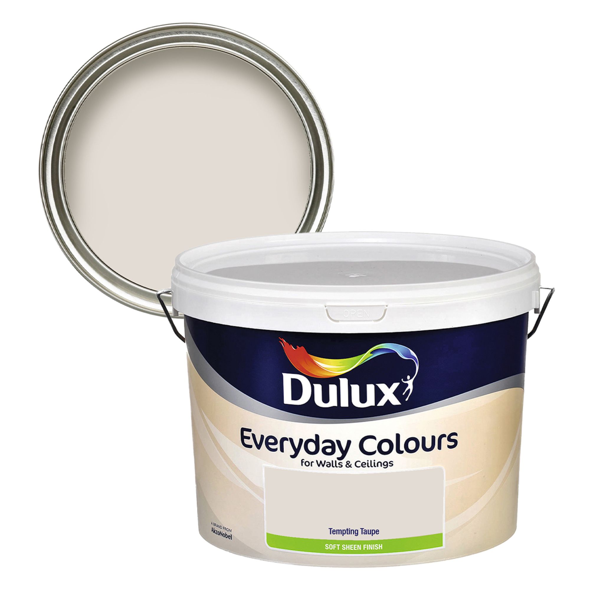 Dulux Everyday Colours Tempting Taupe Soft sheen Emulsion paint, 10L