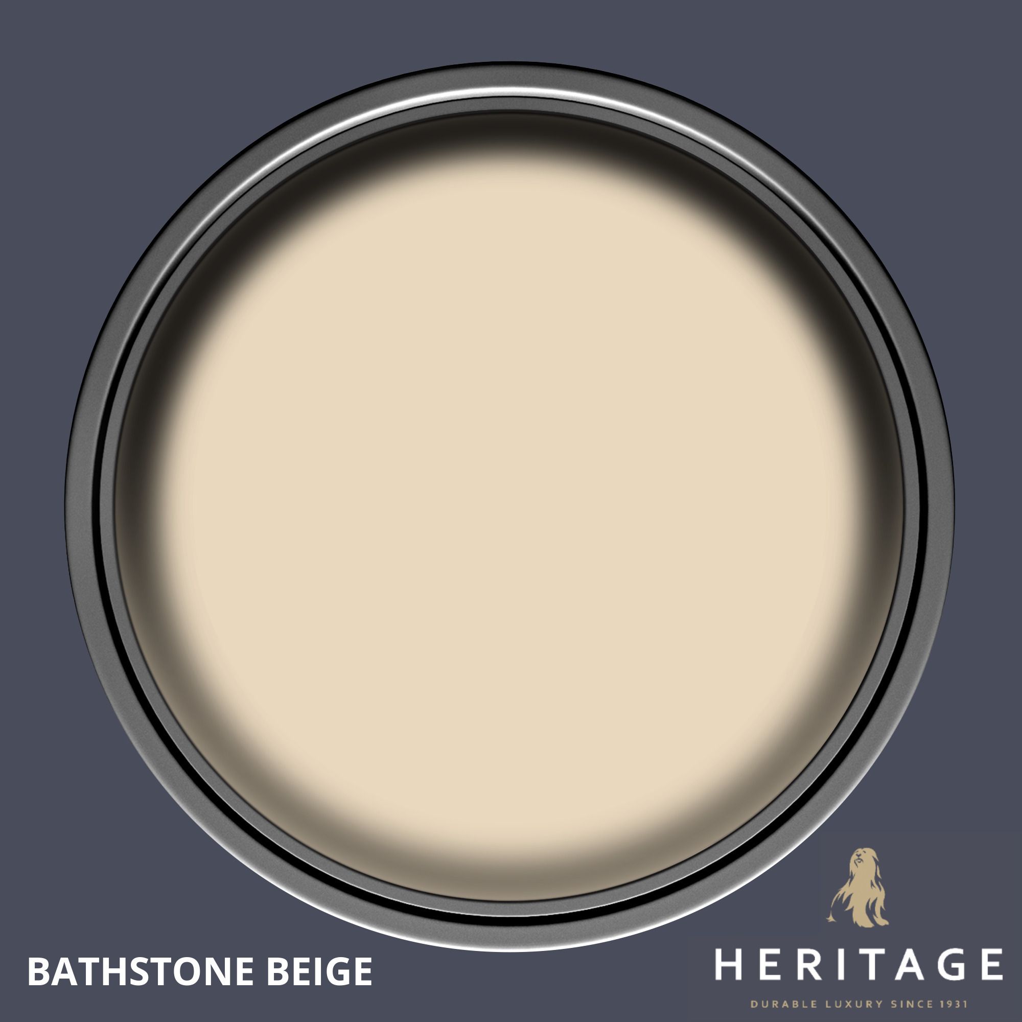 Buy Dulux Heritage Bathstone Beige Eggshell Multi-surface Wall paint ...