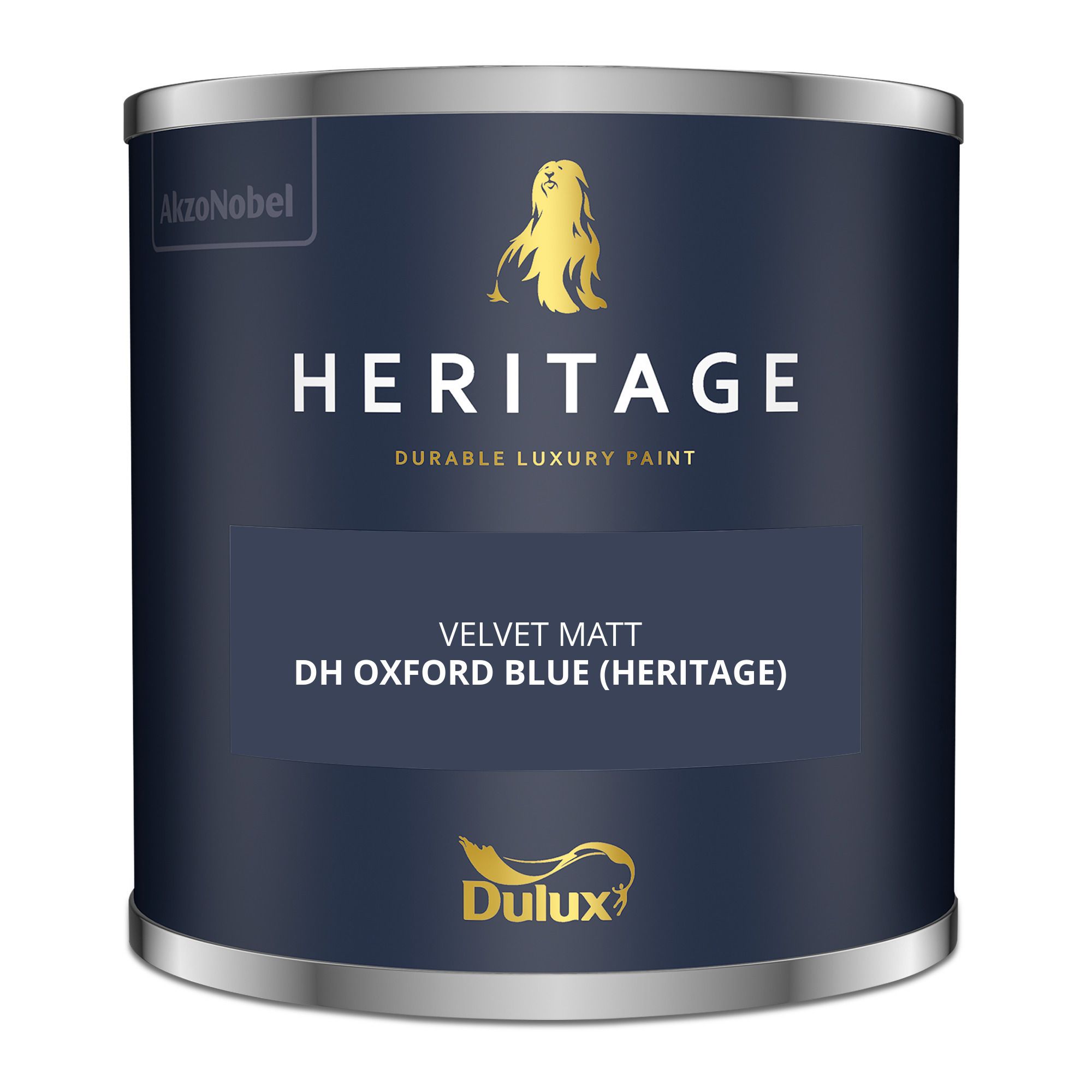 Dulux Heritage DH Oxford Blue Matt Wall paint, 125ml Tester pot