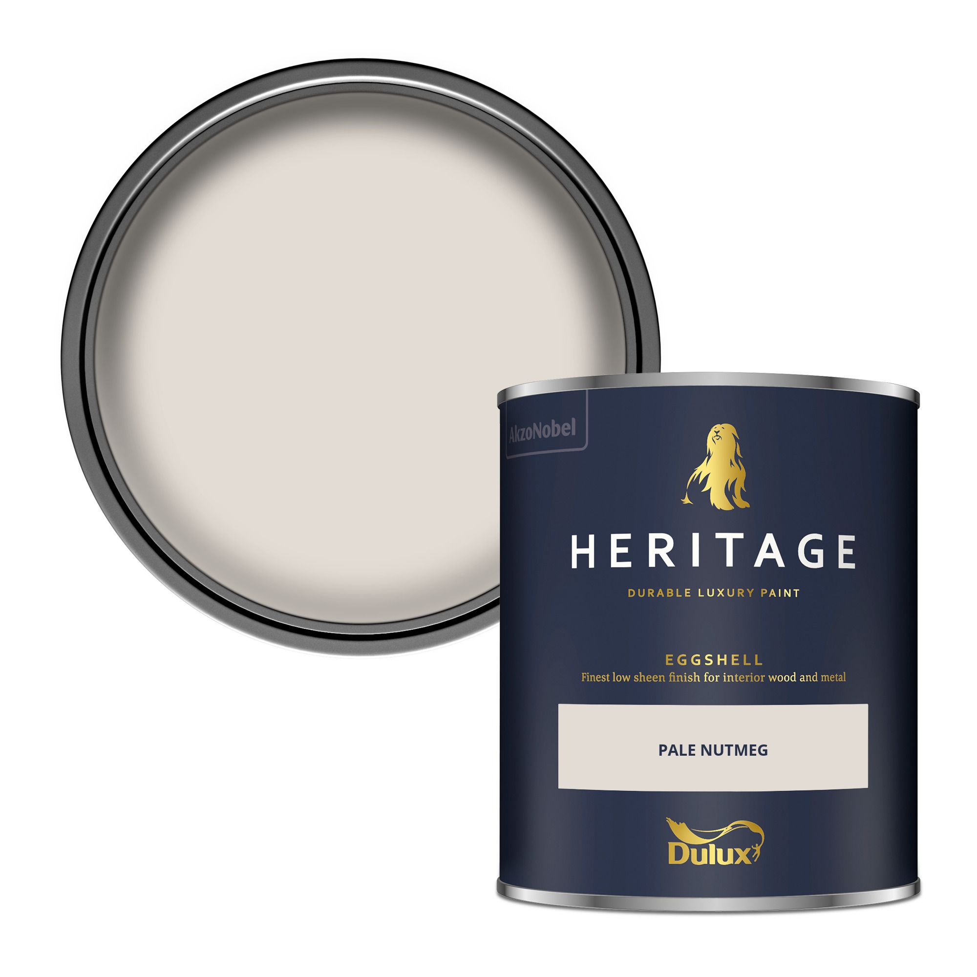 Dulux Heritage Pale Nutmeg Eggshell Multi-surface Wall paint, 750ml