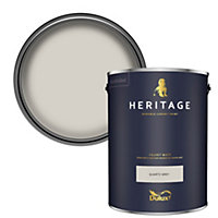 Dulux Heritage Quartz Grey Velvet matt Emulsion paint, 5L