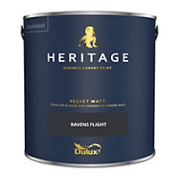 Dulux Heritage Ravens Flight Velvet matt Emulsion paint, 2.5L