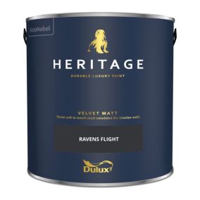 Dulux Heritage Ravens Flight Velvet matt Emulsion paint, 2.5L