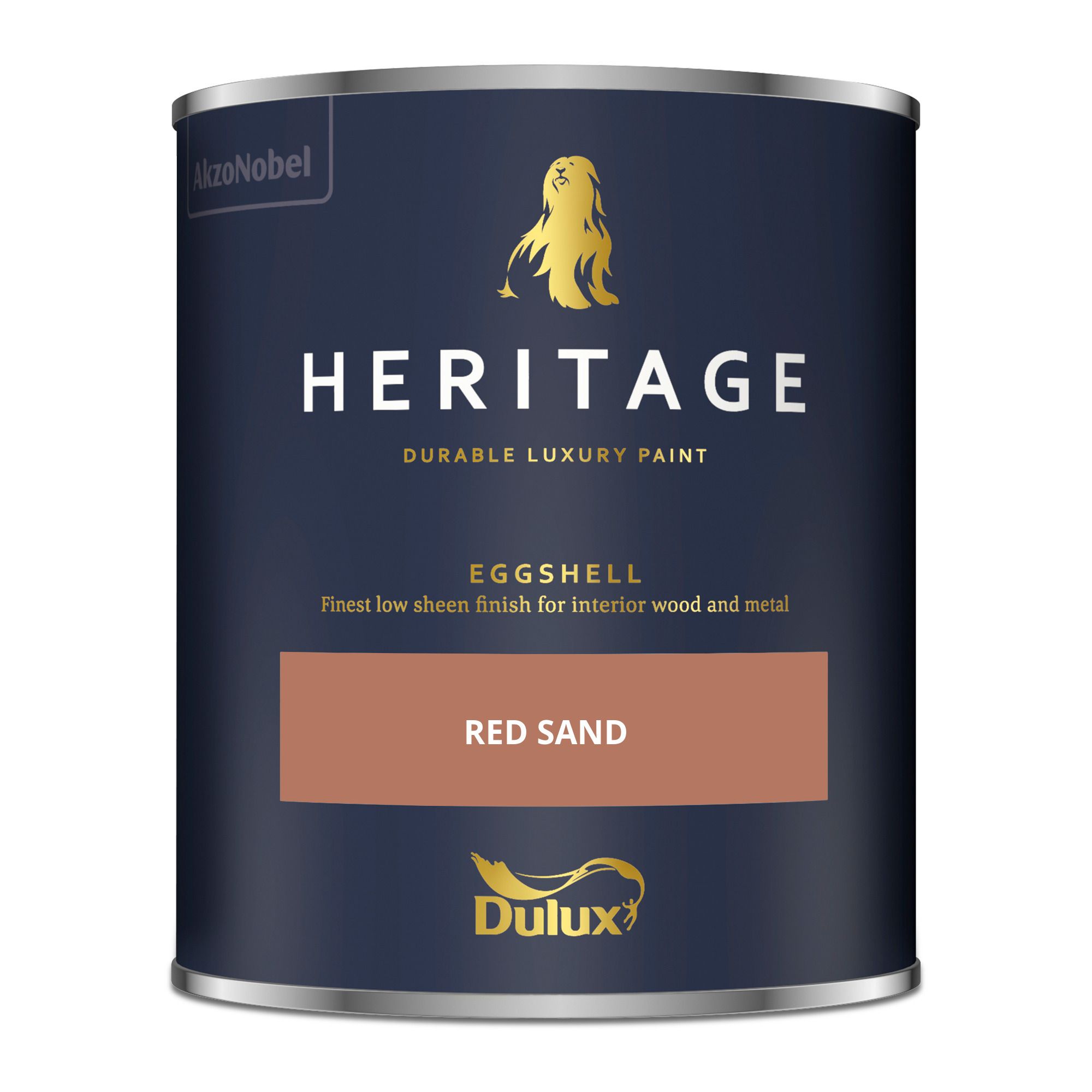 Dulux Heritage Red Sand Eggshell Interior Metal & wood paint, 750ml