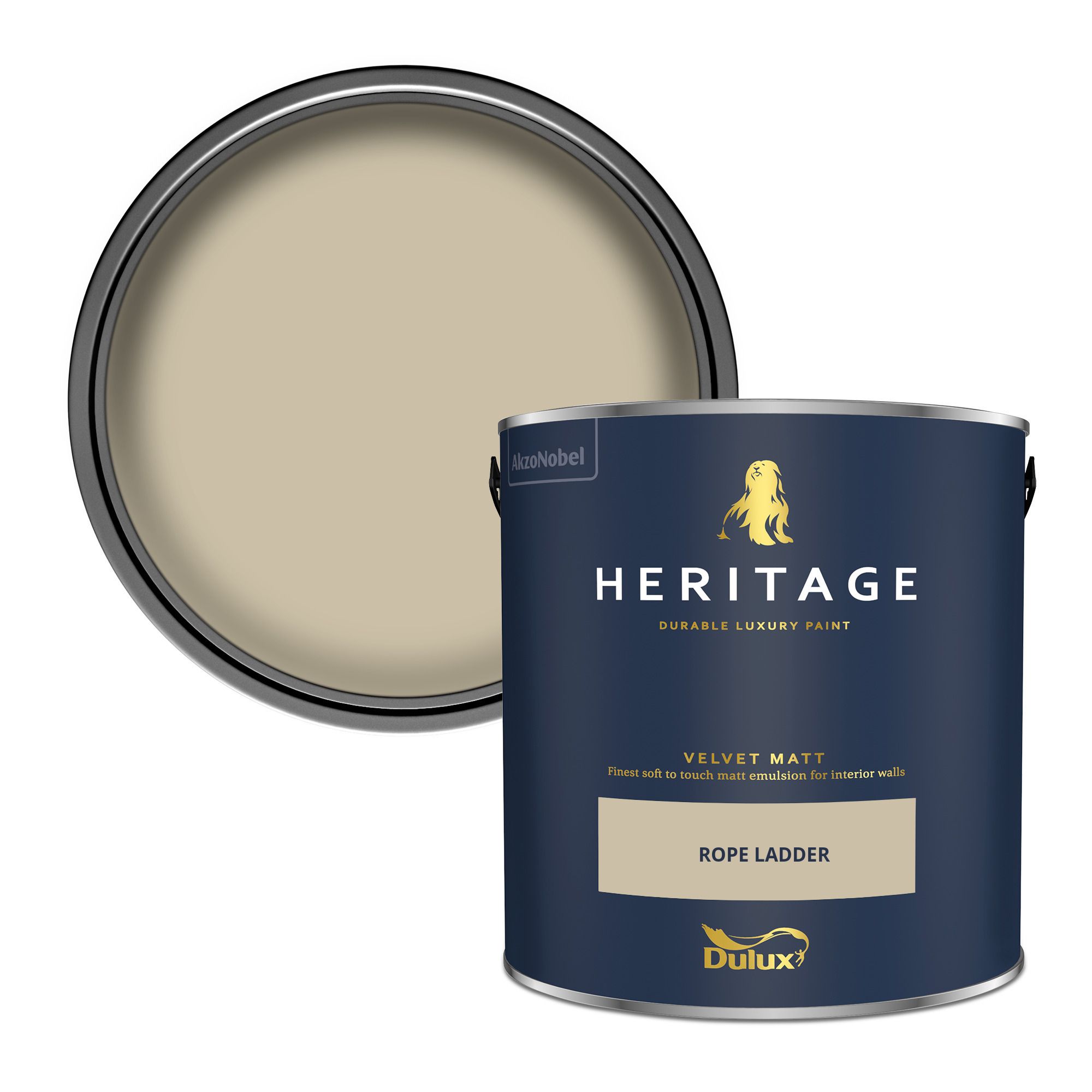 Dulux Heritage Rope Ladder Velvet matt Wall paint, 2.5L