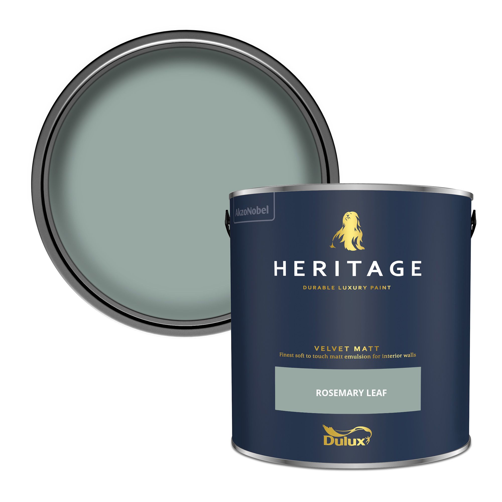 Dulux Heritage Rosemary Leaf Velvet matt Wall paint, 2.5L