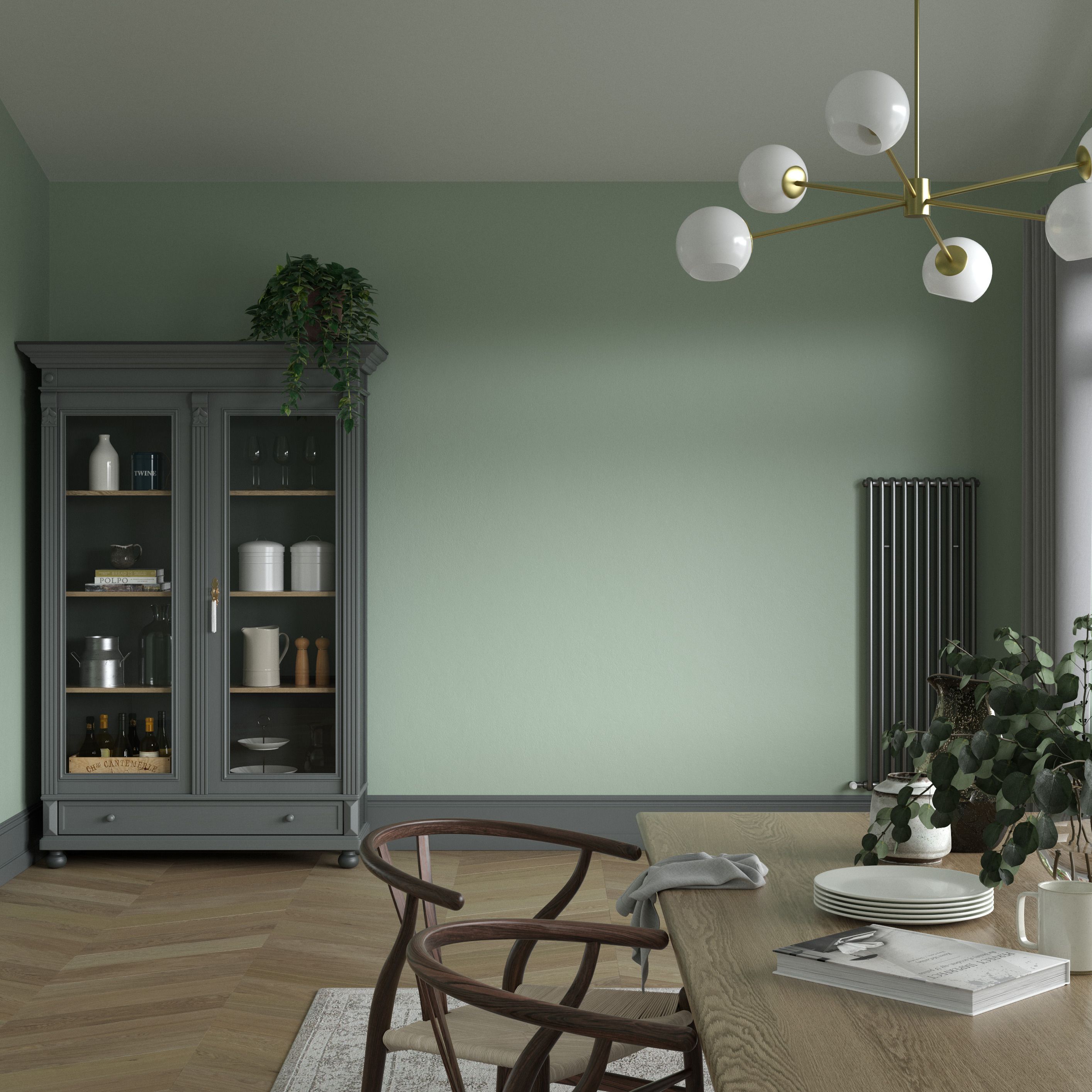 Dulux Heritage Sage Green Eggshell Multi-surface Wall paint, 750ml