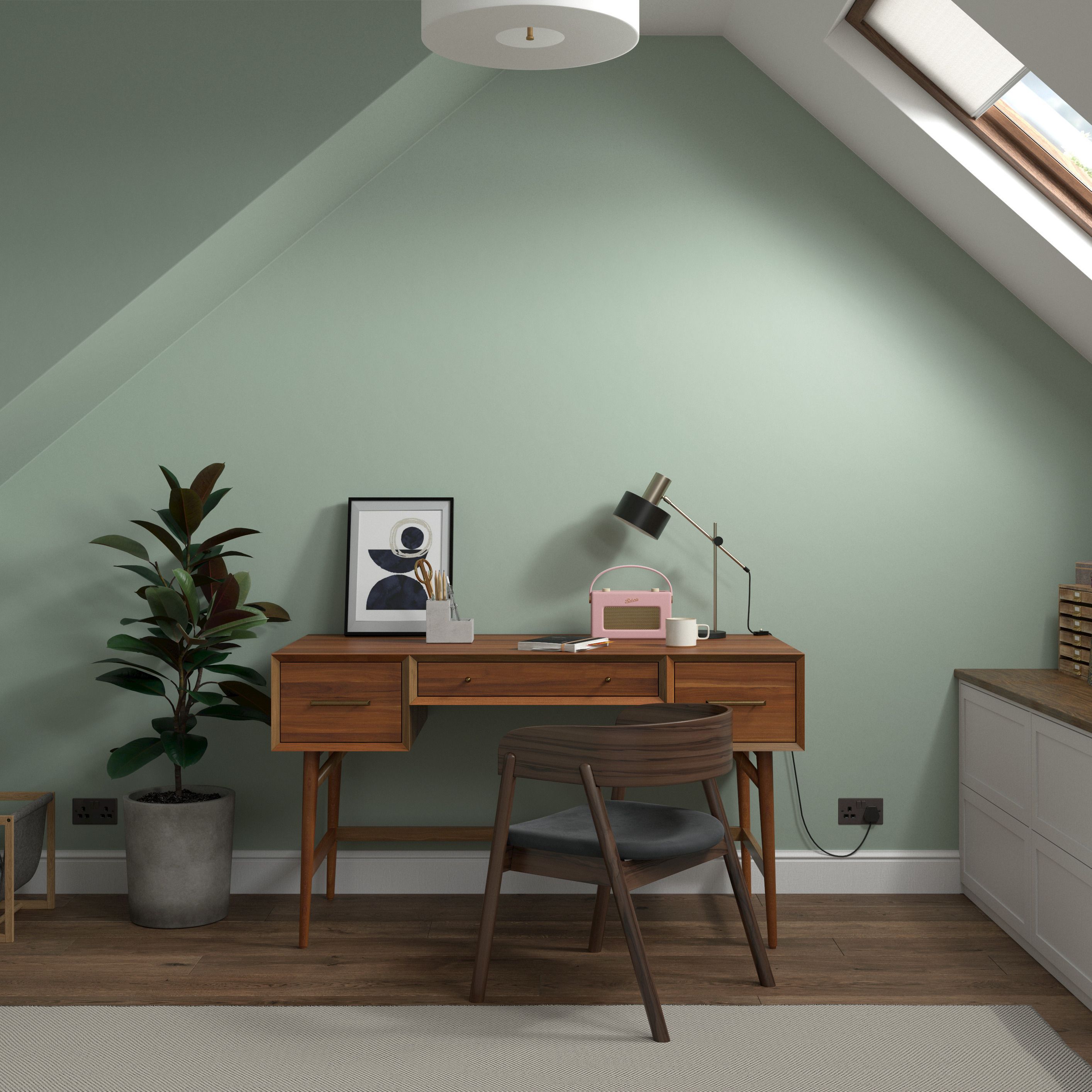 Dulux Heritage Sage Green Velvet matt Wall paint, 2.5L