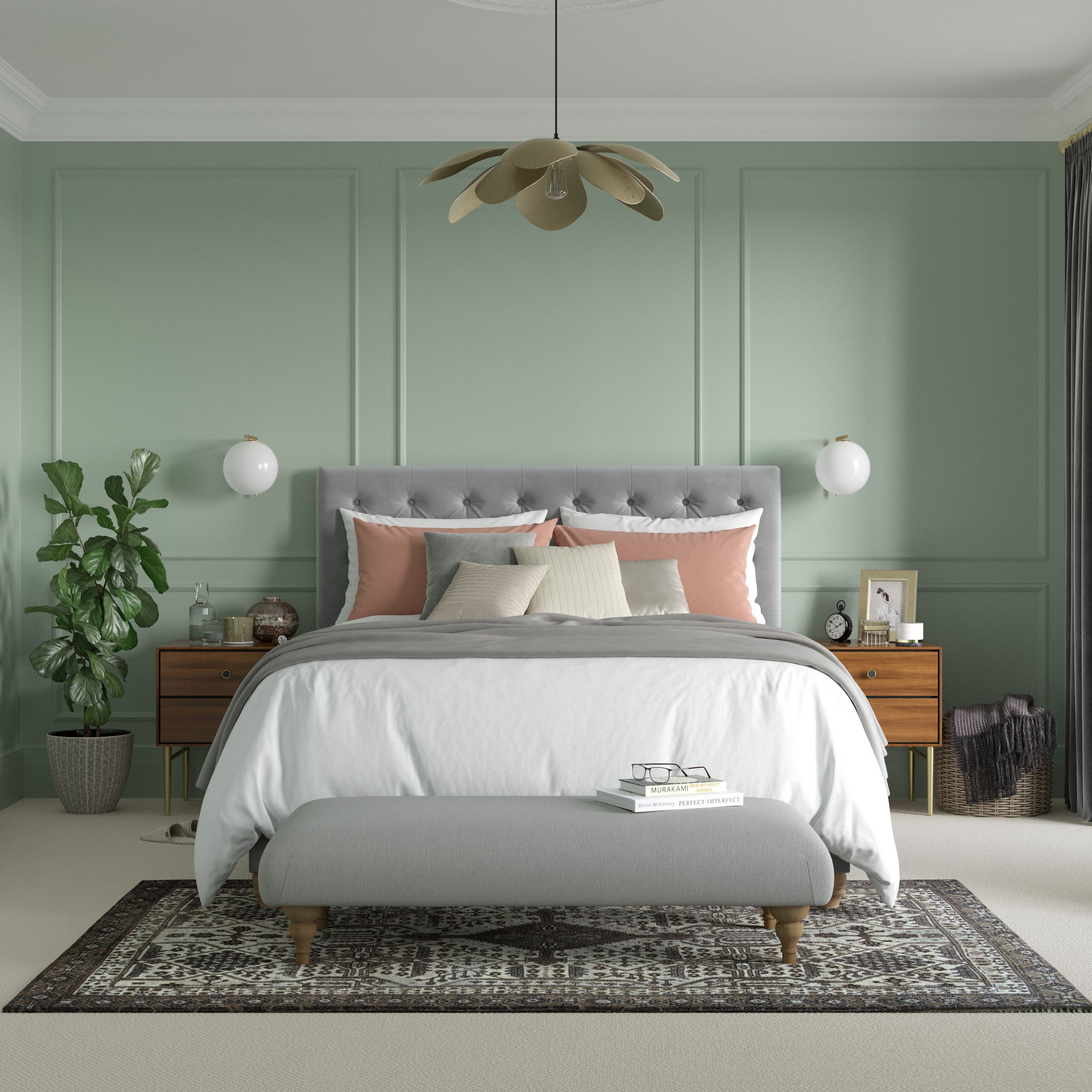 Dulux Heritage Sage Green Velvet matt Wall paint, 2.5L