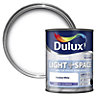 Dulux Light & space Absolute white Satinwood Metal & wood paint, 750ml