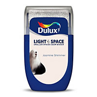 Dulux Light & space Jasmine shimmer Matt Emulsion paint, 30ml Tester pot