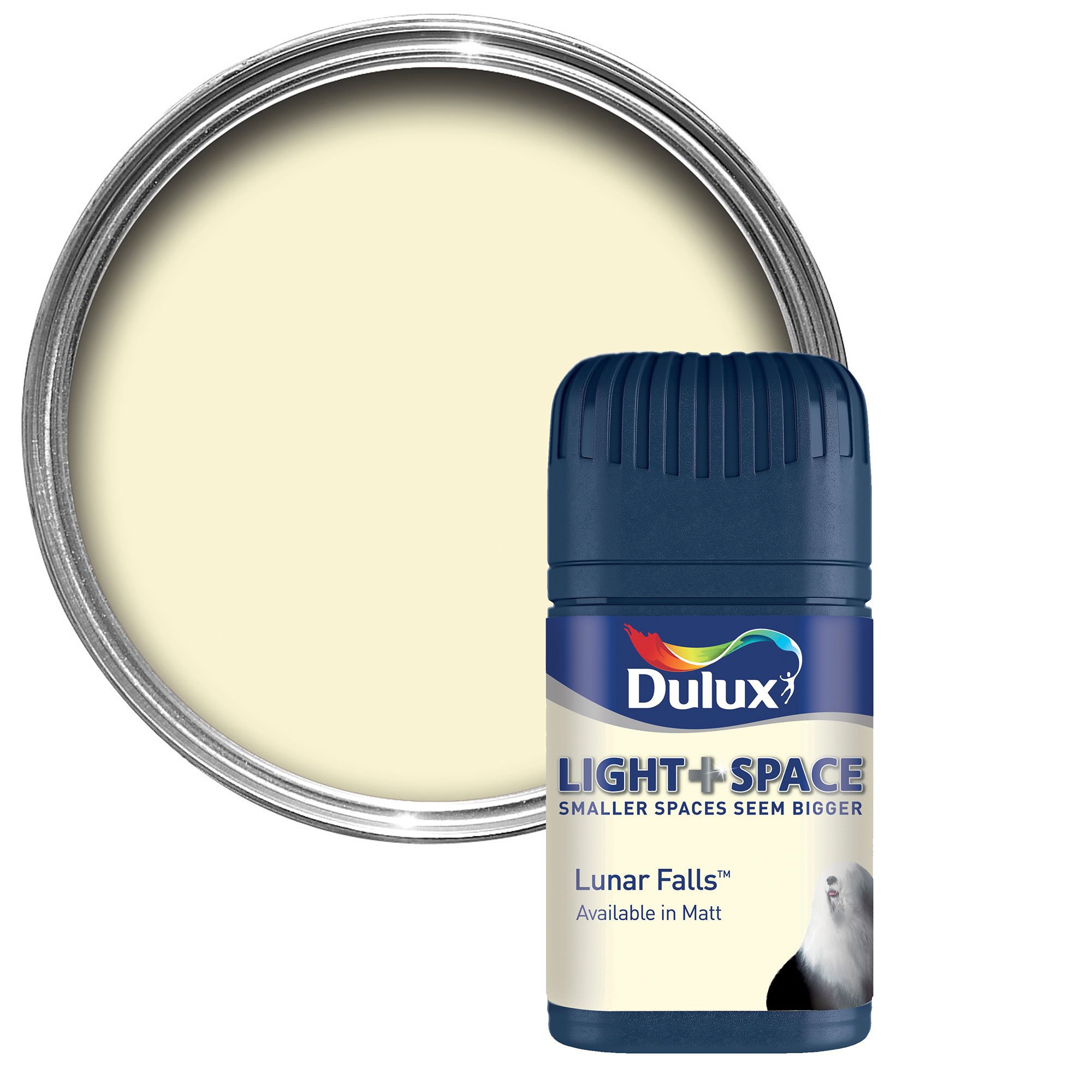 Dulux Light & space Lunar falls Matt Emulsion paint 0.05L Tester pot