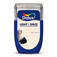 Dulux Light & space Soft coral Matt Emulsion paint, 30ml Tester pot