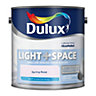 Dulux Light & Space Spring Rose Matt Wall paint, 2.5L