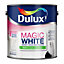 Dulux Magic Pure brilliant white Silk Emulsion paint, 2.5L