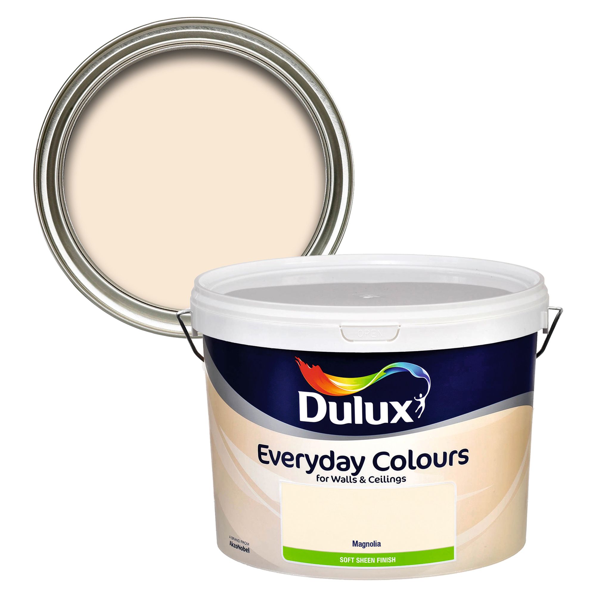 Dulux Magnolia Soft sheen Emulsion paint, 10L