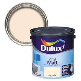 Dulux Magnolia Vinyl matt Emulsion paint, 2.5L