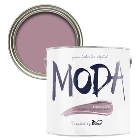 Dulux Moda Foxglove Flat matt Emulsion paint, 2.5L