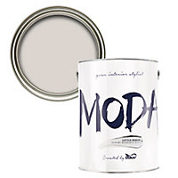 Dulux Moda Little heron Flat matt Emulsion paint, 5L