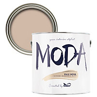 Dulux Moda Pale mink Flat matt Emulsion paint, 2.5L