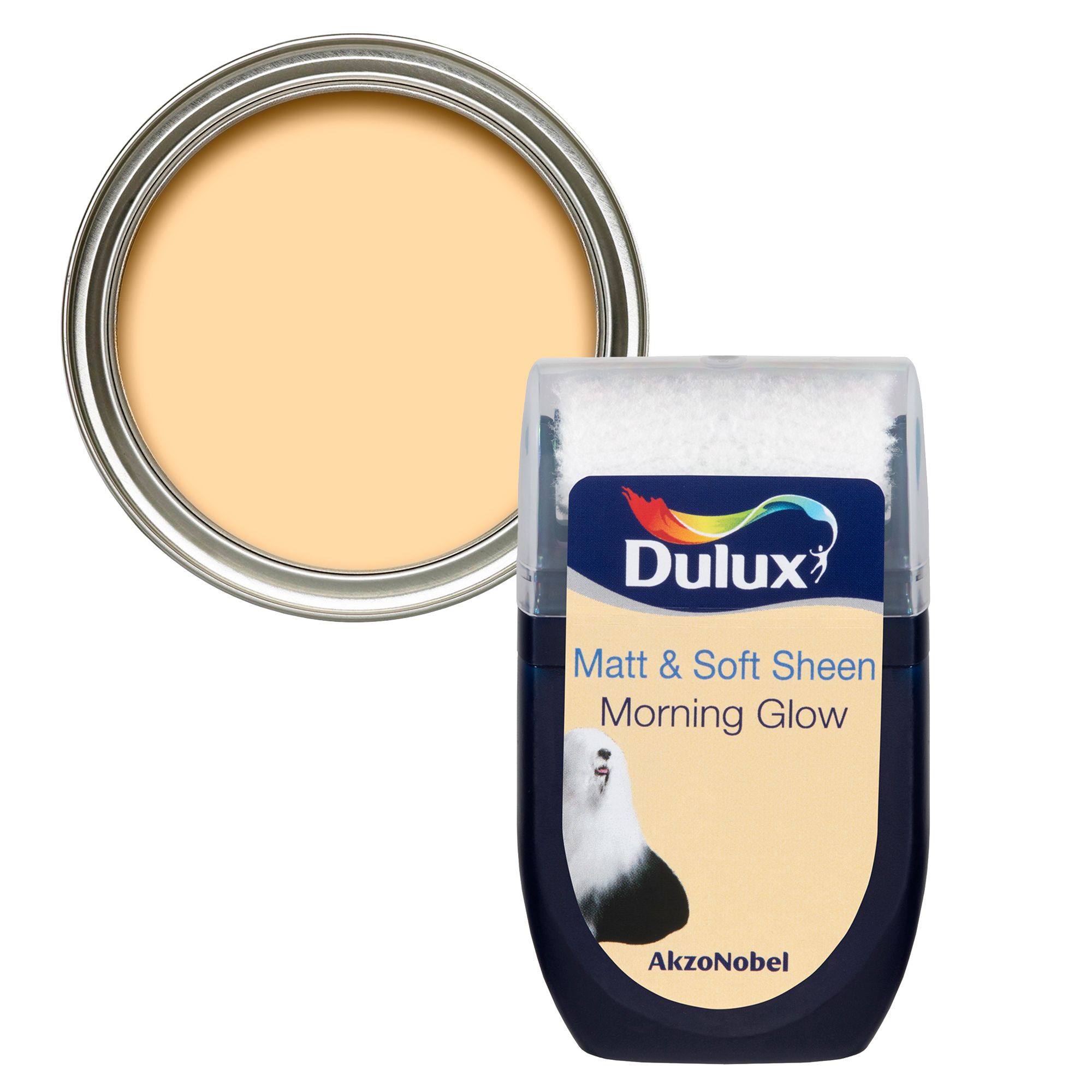 Dulux Morning glow Vinyl matt Emulsion paint, 30ml Tester pot DIY at B&Q
