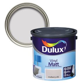 Dulux Mulberry silk Vinyl matt Emulsion paint, 2.5L
