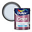 Dulux Once Blueberry white Matt Emulsion paint, 5L