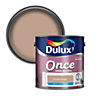 Dulux Once Cookie dough Matt Emulsion paint, 2.5L