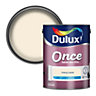 Dulux Once Ivory lace Matt Emulsion paint, 5L