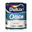 Dulux Once Natural calico Satinwood Metal & wood paint, 750ml
