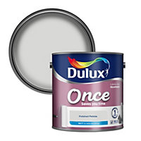 Dulux Once Polished pebble Matt Emulsion paint, 2.5L