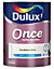 Dulux Once Pure brilliant white Matt Emulsion paint, 5L