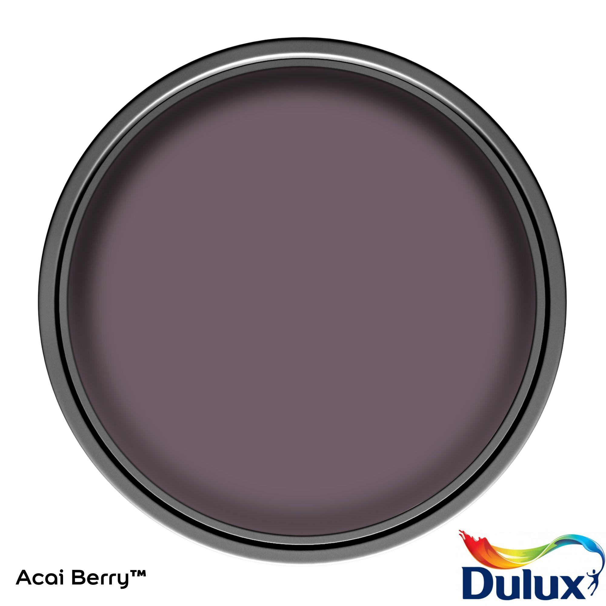 Dulux One coat Acai berry Matt Emulsion paint, 1.25L