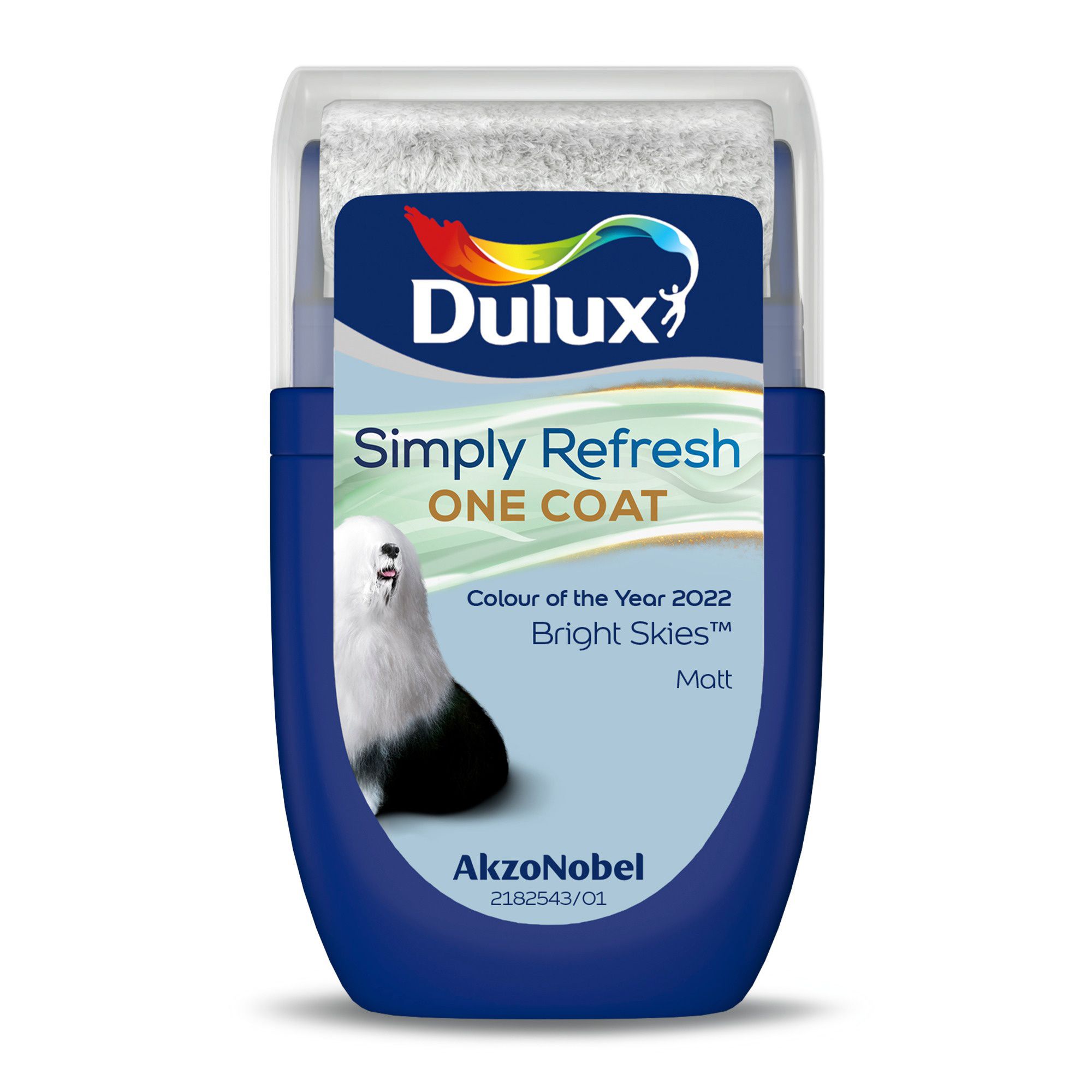 Dulux One Coat Bright Skies Emulsion paint, 30ml