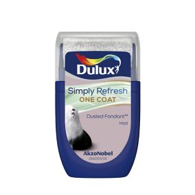 Dulux One coat Dusted fondant Matt Emulsion paint, 30ml Tester pot