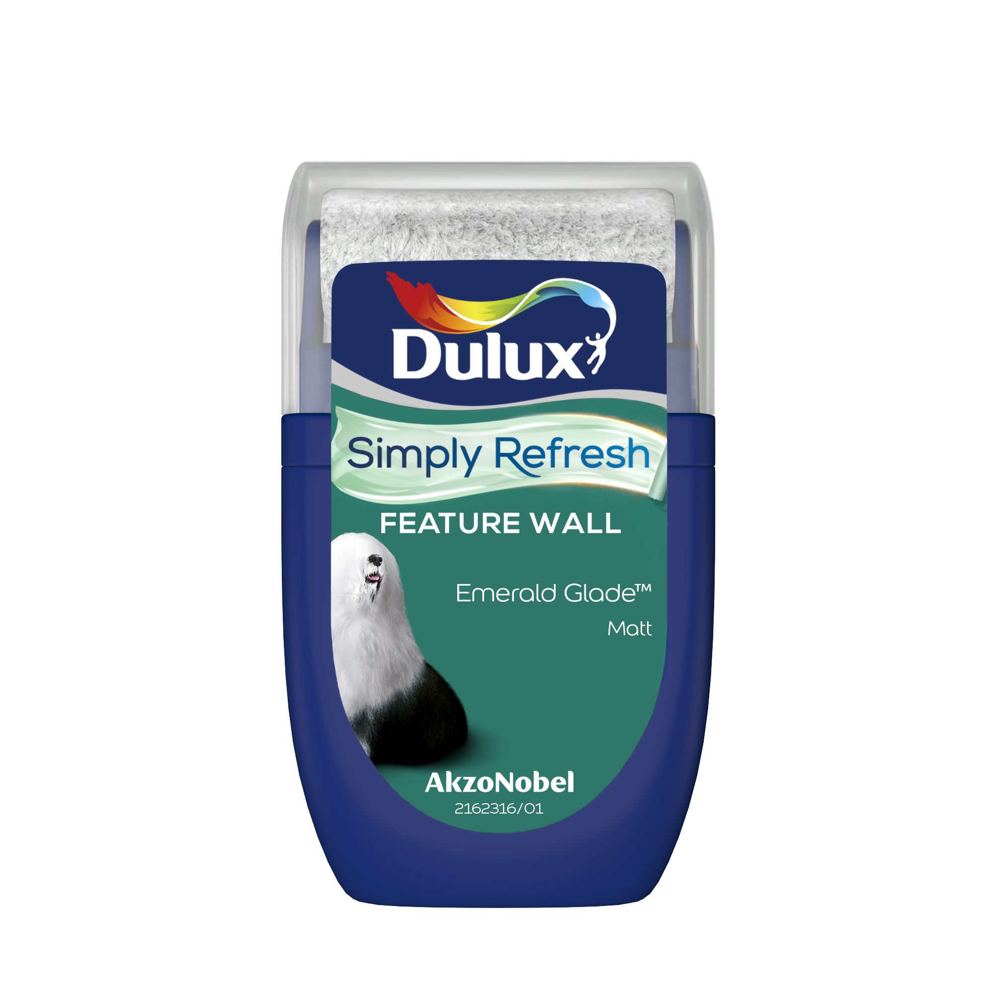 Dulux One coat Emerald glade Matt Emulsion paint, 30ml