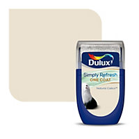 Dulux One coat Natural calico Matt Emulsion paint, 30ml