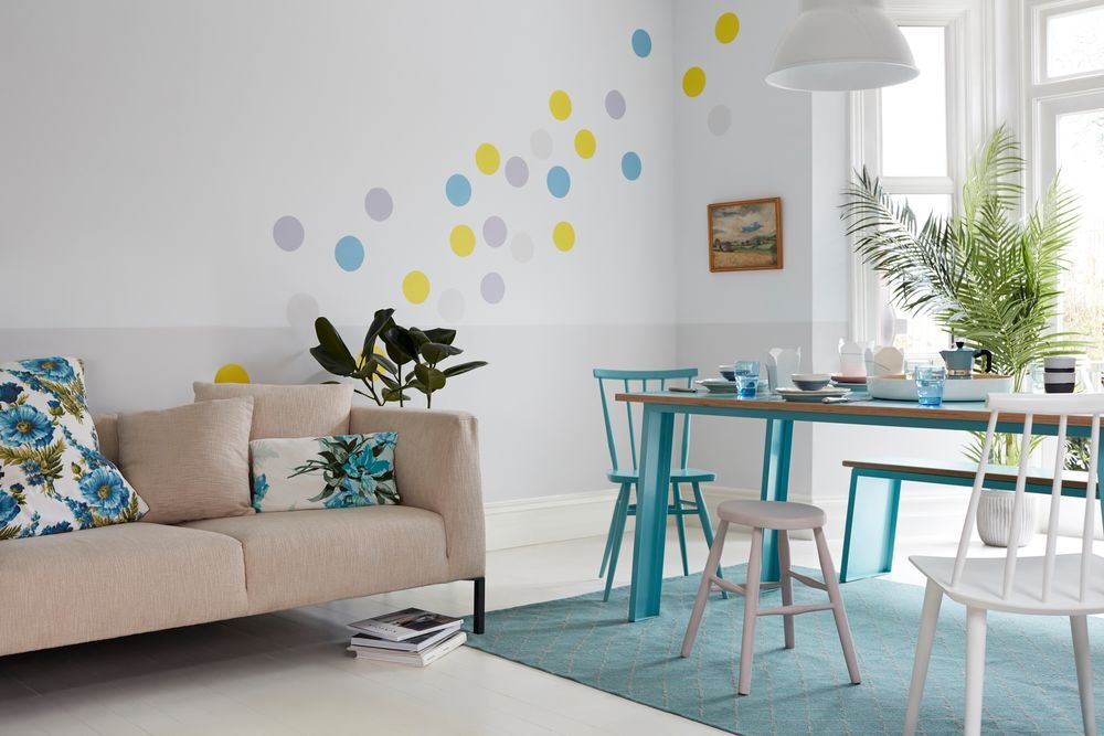 Dulux One coat Polished pebble Matt Emulsion paint, 5L