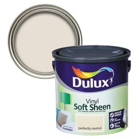 Dulux Perfectly neutral Soft sheen Emulsion paint, 2.5L