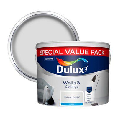 Dulux Polished pebble Matt Emulsion paint, 7.5L
