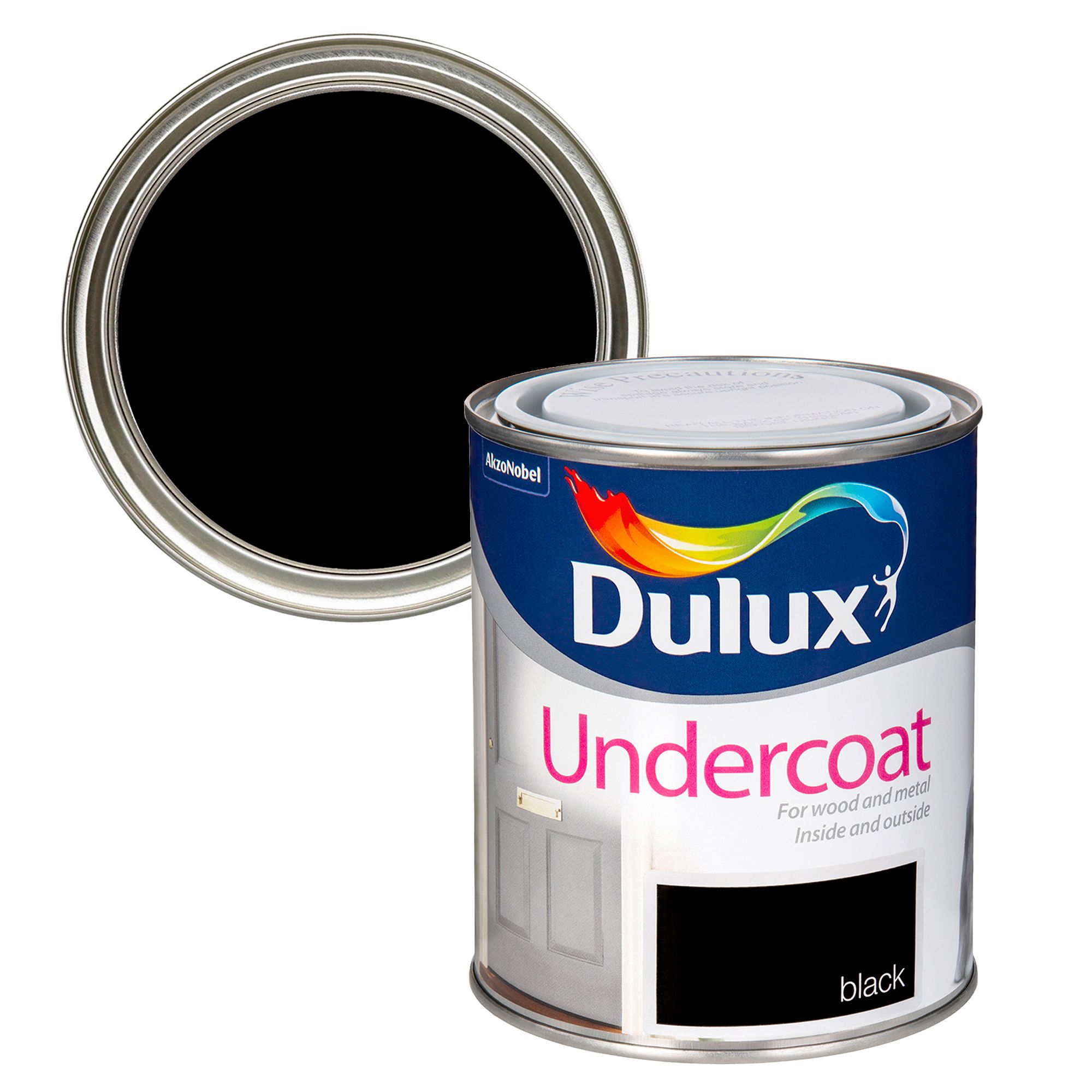 Dulux Professional Black Matt Multisurface Metal & wood Undercoat