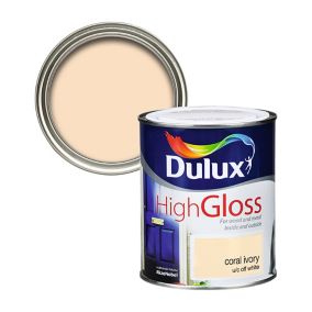 Dulux Professional Coral ivory High gloss Metal & wood paint, 750ml
