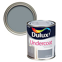 Dulux Professional Mid grey Matt Multi-surface Metal & wood Undercoat, 750ml