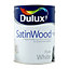 Dulux Professional Satinwood White Mid sheen Metal & wood paint, 5L